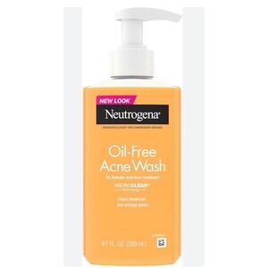 Neutrogena Face Wash Oil-Free Acne Wash 2% Salicylic Acid MicroClear 9.1 oz New